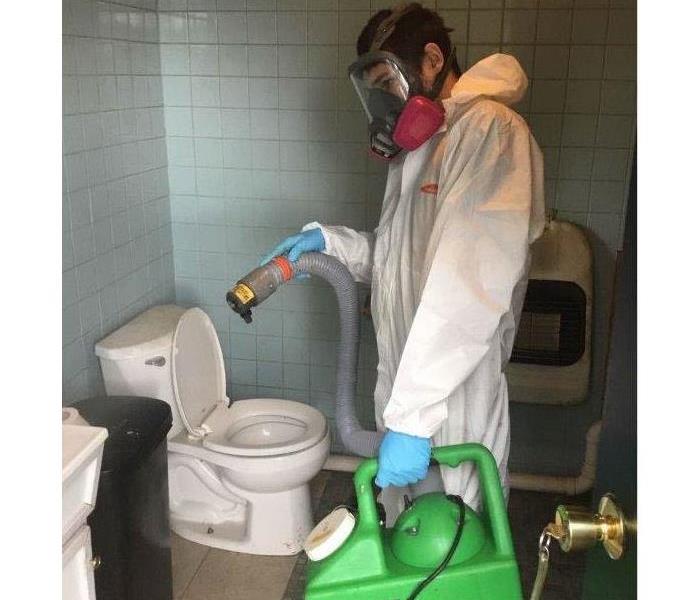 SERVPRO of Indiana County fogging a facility to disinfect it of any unknown pathogens